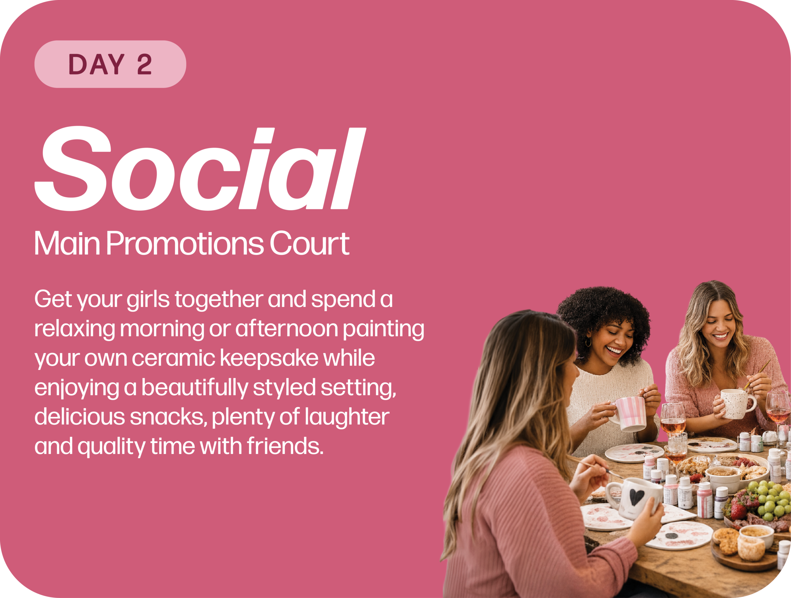 She Rises Day 2 Social event at Fourways Mall